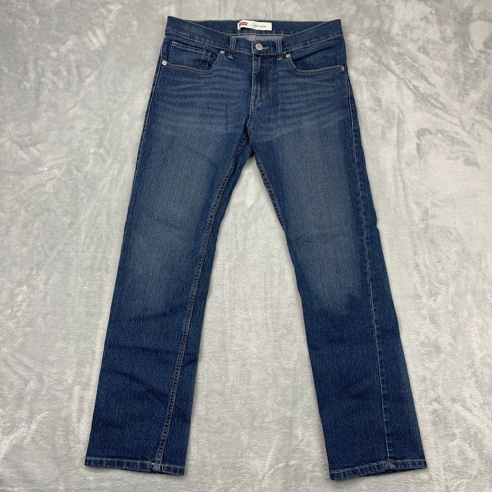Levi's 511 Jeans Womens 16R (31x28) Blue Denim Slim‎ Fit Straight Leg Streetwear